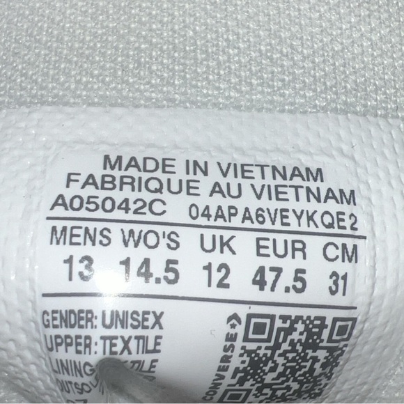 Converse Chuck Taylor All Star Construct Hi Trainers | Soft Blue/White |NEW/NIB - Picture 13 of 13